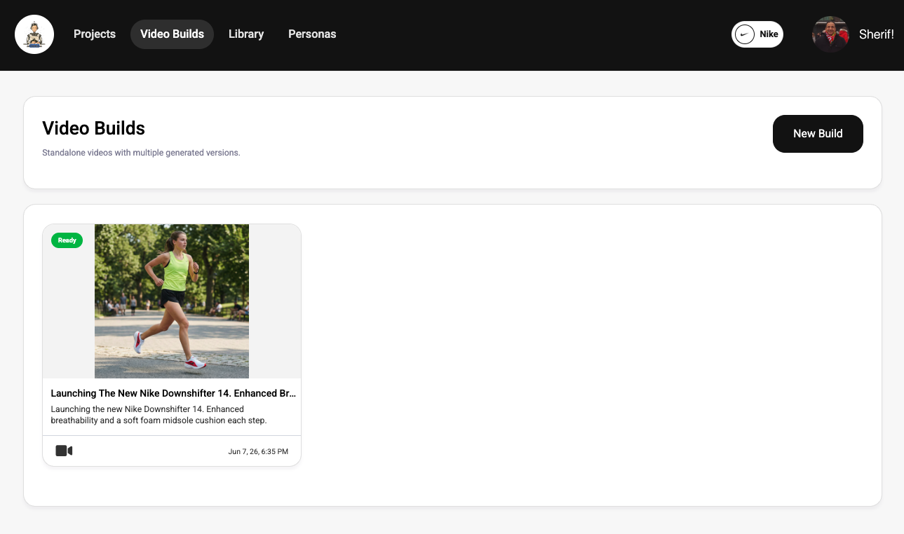 Standalone video projects help article screenshot